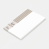 Notizen Brown Stripes (angewinkelt)