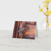 Notizen der antiken Türklinke (Gelbe Blume)