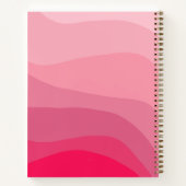 Notizen des rosa Blumenblattes, benutzerdefiniert Notizblock (Rückseite)