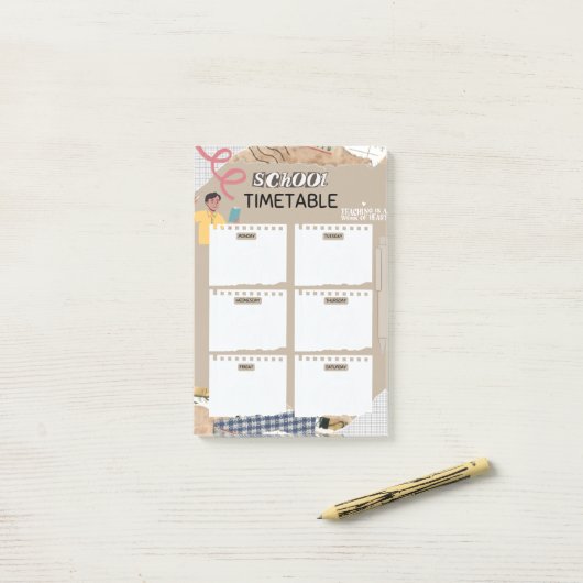 Notizen für alle Lehrer (Auf Schreibtisch)