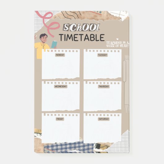 Notizen für alle Lehrer (Vorderseite)