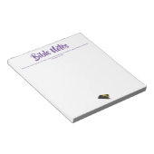 Notizen für die Biologie - Lila Notizblock (angewinkelt)