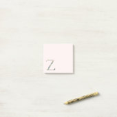 Notizen für die Floralbuchstaben "Z" Monogramm (Auf Schreibtisch)