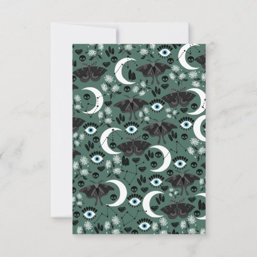 Notizen für personalisierte Goth Moths (Rückseite)