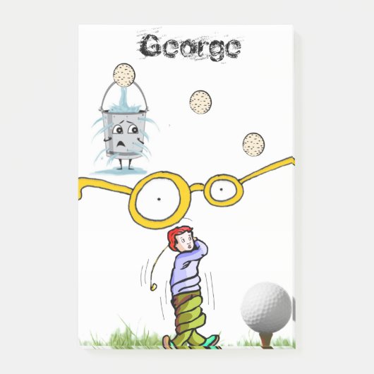 Notizen Golfer (Vorderseite)