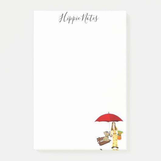 Notizen Hippie Notes Dog (Vorderseite)