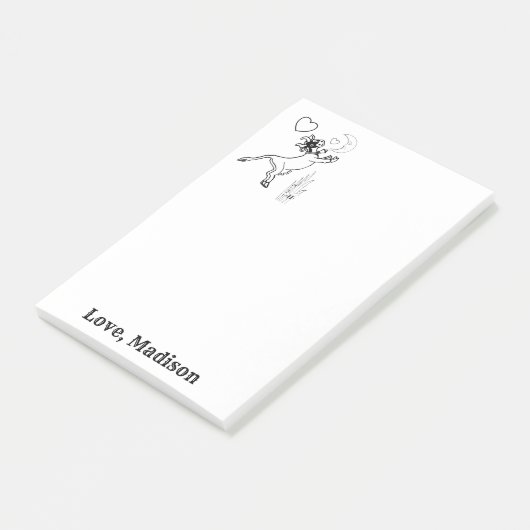 Notizen Kuhgras Farbe Post it Note (angewinkelt)