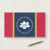 Notizen mit der Flagge des US-Bundesstaates Missis (Auf Schreibtisch)