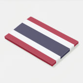 Notizen mit der Flagge Thailands (angewinkelt)
