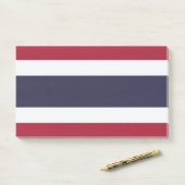 Notizen mit der Flagge Thailands (Auf Schreibtisch)