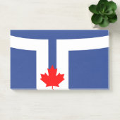 Notizen mit Flagge von Toronto, Kanada (Büro)
