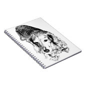 Notizen mit Nerven – Dachshund Notizblock (Rechte Seite)