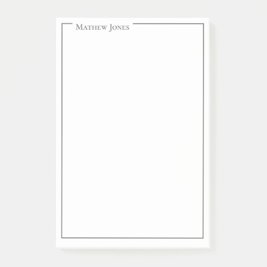 Notizen nach dem Verfahren (Vorderseite)