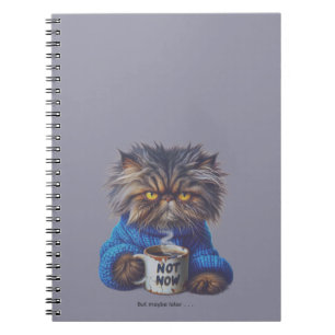Notizen Personalisieren Grumpy Cat Lila Lustig Notizblock
