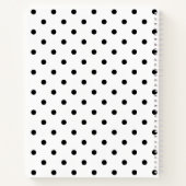Notizen - Polka Dots - Hardcover Notizblock (Rückseite)