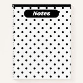 Notizen - Polka Dots - Softcover Notizblock (Vorderseite)