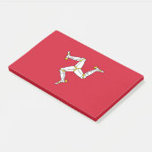 Notizen unter der Flagge der Insel Man, Vereinigte (angewinkelt)