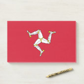 Notizen unter der Flagge der Insel Man, Vereinigte (Auf Schreibtisch)