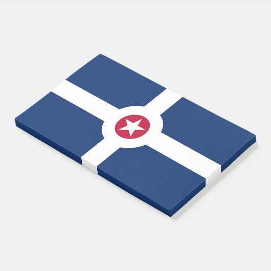 Notizen unter der Flagge Indianapolis, USA (angewinkelt)