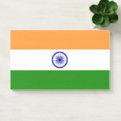 Notizen unter der Flagge Indiens (Büro)