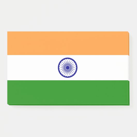 Notizen unter der Flagge Indiens (Vorderseite)