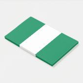 Notizen unter der Flagge Nigerias (angewinkelt)