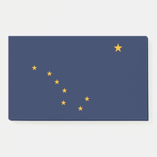Notizen unter der Flagge von Alaska, USA (Vorderseite)