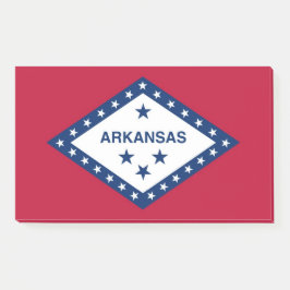 Notizen unter der Flagge von Arkansas, USA