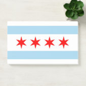 Notizen unter der Flagge von Chicago, Illinois, US (Büro)