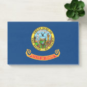 Notizen unter der Flagge von Idaho, USA (Büro)