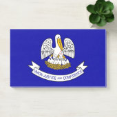 Notizen unter der Flagge von Louisiana, USA (Büro)