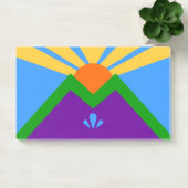 Notizen unter der Flagge von Manitou Springs, Colo (Büro)