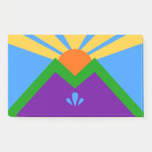 Notizen unter der Flagge von Manitou Springs, Colo (Vorderseite)