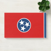 Notizen unter der Flagge von Tennessee, USA (Büro)