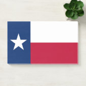 Notizen unter der Flagge von Texas, USA (Büro)