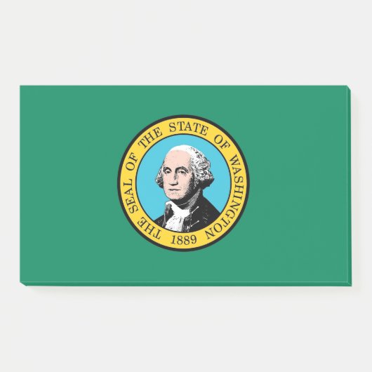 Notizen unter der Flagge von Washington, USA (Vorderseite)