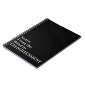 Notizen vom Weg zur Erleuchtung Buddhist Notizblock (Linke Seite)