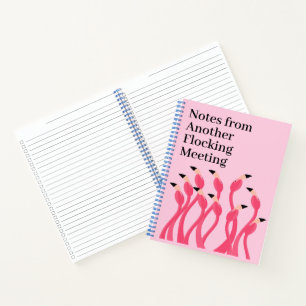 Notizen von einem weiteren Flocking-Meeting Lustig Notizblock