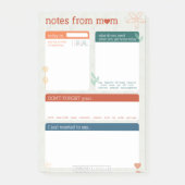 Notizen von Mama Post It Notes (Vorderseite)