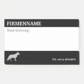 Notizen zu den Schäferhunden (Vorderseite)