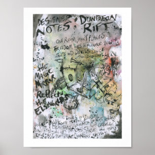 Notizen zum Dungeon Rift Designer Poster