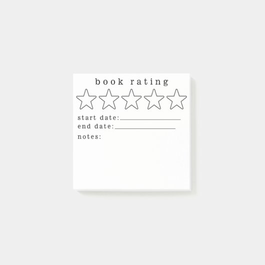 Notizen zum Lesen von Anmerkungen zum Buch für Büc (Vorderseite)