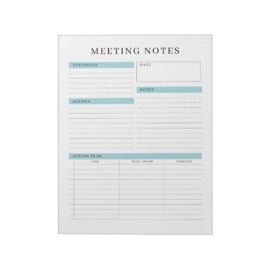Notizen zum Memo-Planner Notepad Notizblock (Rotiert)