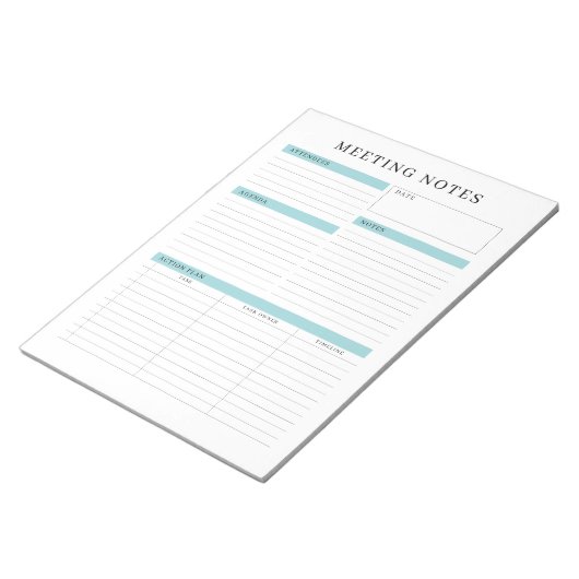 Notizen zum Memo-Planner Notepad Notizblock (angewinkelt)