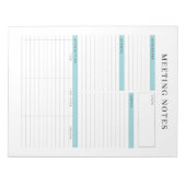 Notizen zum Memo-Planner Notepad Notizblock (Vorderseite)