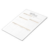 Notizen zum Memo-Planner Notepad Notizblock (angewinkelt)