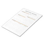 Notizen zum Memo-Planner Notepad Notizblock (angewinkelt)