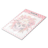 Notizen zur Ernennung von niedlichen Zuckerrüben Notizblock (angewinkelt)