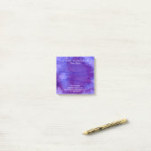 Notizen zur Lage von Violett im Wasserbereich (Auf Schreibtisch)