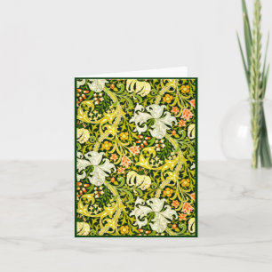 Notizkarte-Antiker Stoff/Mode-William Morris 29 Karte